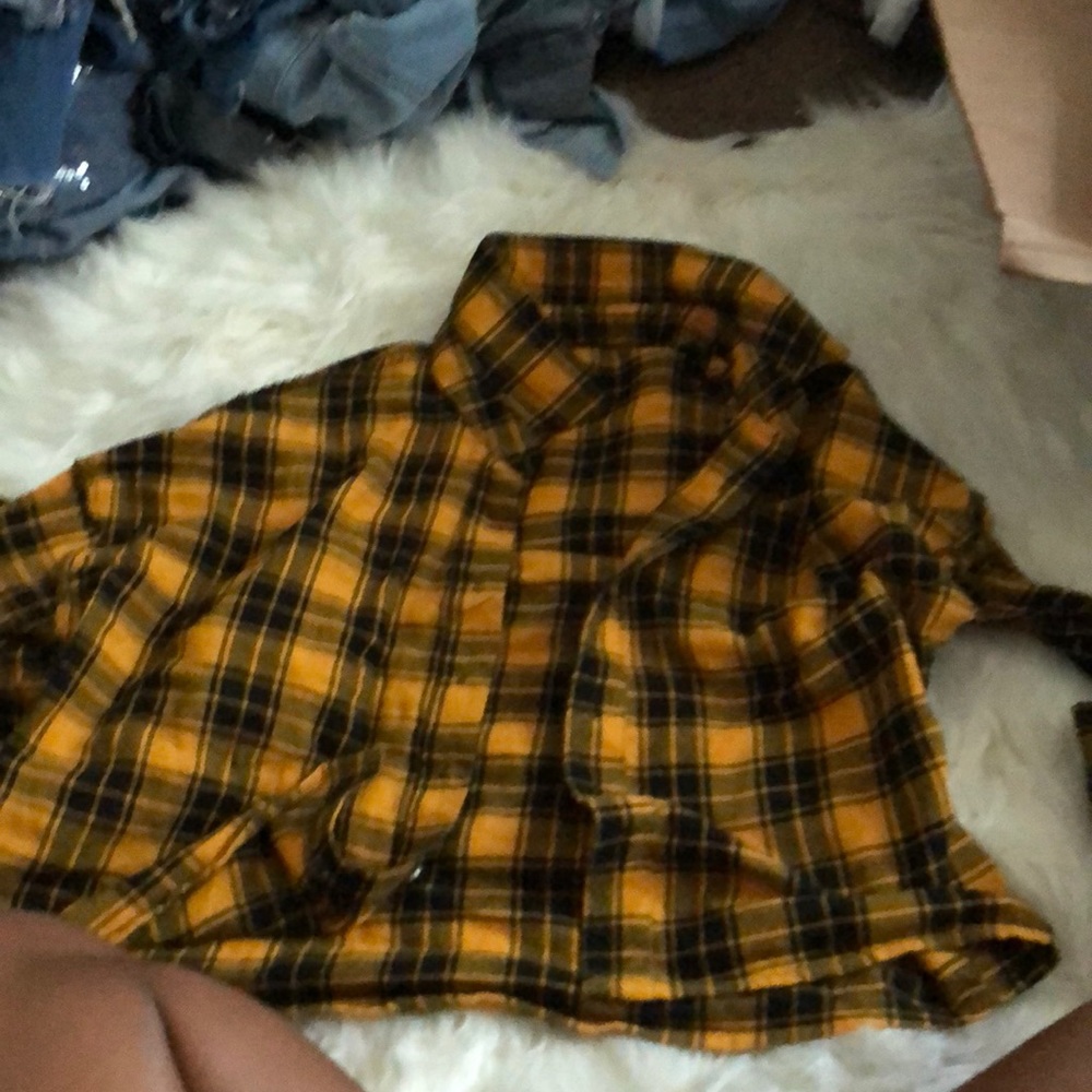 Cropped flannel